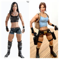 Lara Croft (Tomb Raider) (Tomb Raider) Custom Action Figure [Before and after]