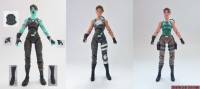 Lara Croft (Tomb Raider) Custom Action Figure [Lara Croft custom action figure before and after]