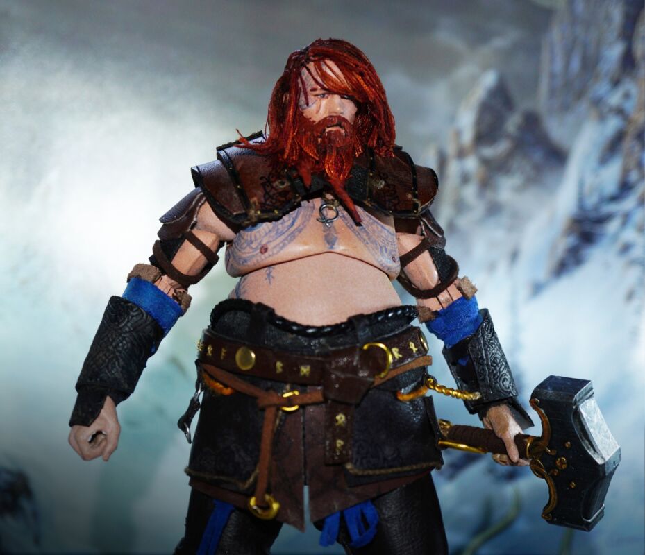 Martelo Thor God Of War Ragnarok Kratos Cosplay Grande Geek