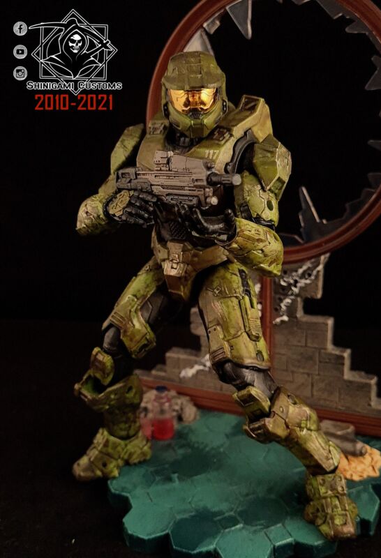 Master Chief (Halo) Custom Action Figure