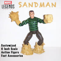 Sandman (Feet Accessories) (Marvel Legends) Custom Action Figure