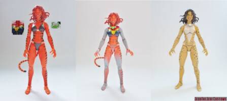 Cheetah (Barbara Minerva) (Wonder Woman) Custom Action Figure [Cheetah custom action figure before and after]