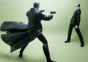Neo vs Agent Jones (Matrix) Custom Action Figure