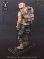 Gi Joe Custom Duke - Desert Ambush (G.I. Joe) Custom Action Figure [Gi Joe Custom Duke backpack]