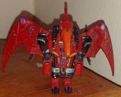 Terrorsaur version 2 with figure flight stand (Transformers - Beast Wars) Custom Action Figure