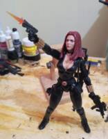 Black widow Mcu Scarjo classic suit (Marvel Legends) Custom Action Figure