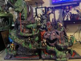 Masters Of The Universe Snake Mountain (Masters of the Universe) Custom Diorama / Playset