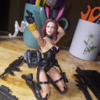 Black Widow Bunny suit (Marvel Legends) Custom Action Figure