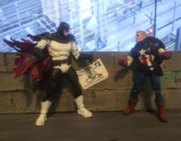 Flags masher V.2 (Captain America) Custom Action Figure