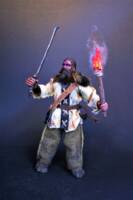 Wildman of Dunland, Zayden, torch-carrier (Lord of the Rings) Custom Action Figure