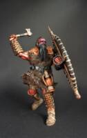 Wildling of Dunland, Gherdar, spearman with shield (Lord of the Rings) Custom Action Figure