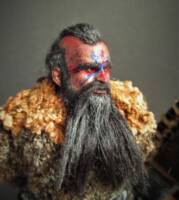 Wildling of Dunland, Gherdar, spearman with shield (Lord of the Rings) Custom Action Figure