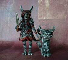 Madness of Alice - Cheshire Cat outfit and Cheshire Cat (Alice In Wonderland) Custom Miniature / Figurine