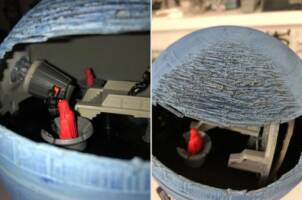 Action Fleet Death Star II Playset (Star Wars) Custom Diorama / Playset