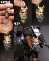 Mimir head (God of War) Custom Action Figure