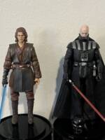 Darth Vader (Star Wars) Custom Action Figure [Next to my custom Anakin]