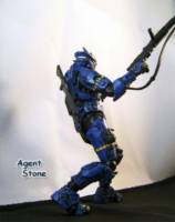 Blue Hayabusa (Halo) Custom Action Figure