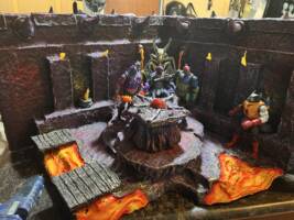 Masters Of The Universe Skeletor’s Throne Room (Masters of the Universe) Custom Diorama / Playset