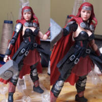 Whorty Black widow or Thor Black widow MCU style. (Marvel Legends) Custom Action Figure