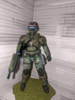 Avatar UNSC Marine (Halo) Custom Action Figure [Front view]