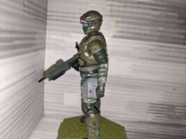 Avatar UNSC Marine (Halo) Custom Action Figure [Left side view]