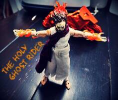 Jesus & Ghost Rider (Mash up) The Holy Ghost Rider (Marvel) Custom Action Figure