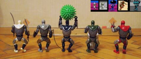 NES Mutatin' Foot Soldiers (Teenage Mutant Ninja Turtles) Custom Action Figure