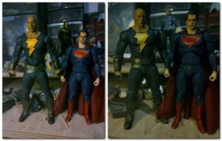 McFarlane Black Adam resized scale to 6" (DC Multiverse) Custom Action Figure