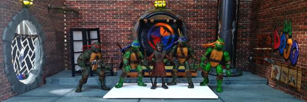 Tmnt (Teenage Mutant Ninja Turtles) Custom Diorama / Playset