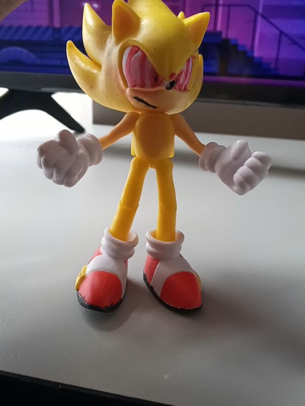 Fleetway super Sonic (Sonic) Custom Action Figure