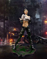Custom statue Sonya Blade (MK DC Univerese) (Mortal Kombat) Custom Statue / Bust