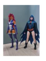 Starfire and Raven McFarlane (DC Multiverse) Custom Action Figure