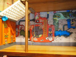 City Sewer: Garage (Teenage Mutant Ninja Turtles) Custom Diorama / Playset [This part is connected to Sewer Playset]