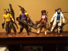 Left 4 Dead 1&2 team meet up the mission second leg's weaponization project (Left 4 Dead) Custom Action Figure