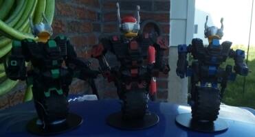 Subversive Stealth Mode Huey, Dewey &Louie Gizmo Ducks (DuckTales) Custom Action Figure