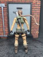 Lara Croft (Tomb Raider) Custom Action Figure [Back full view]