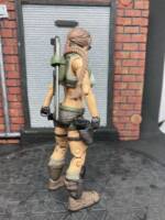Lara Croft (Tomb Raider) Custom Action Figure [Side view]