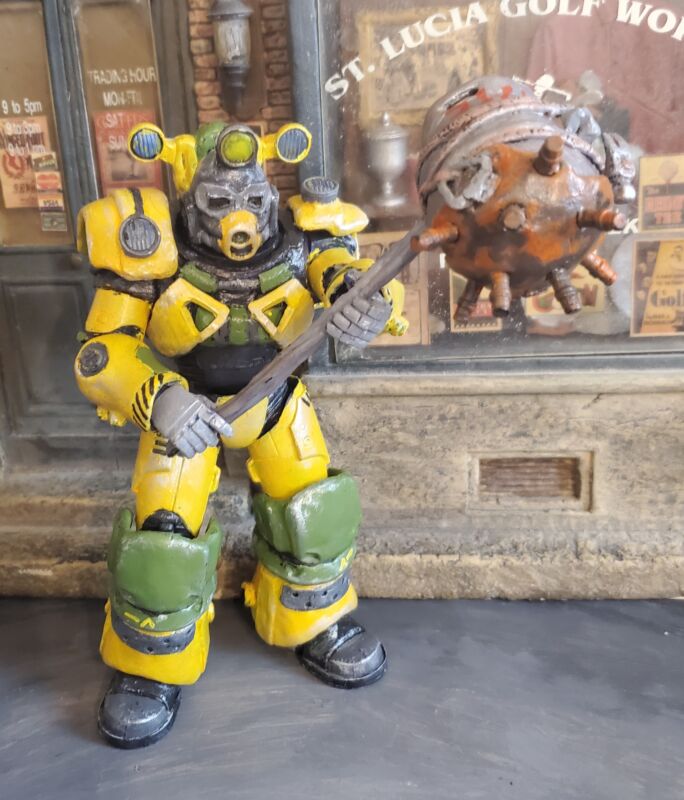 Fallout 76 excavator power armor fallout custom action figure