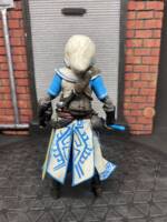 Link (assassins creed mashup) (Legend of Zelda) Custom Action Figure [Back full (gear bag and knife)]