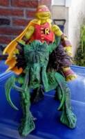 Michaelangelo dressed as Robin teamed up with Beast Boy hellish steed transformation (DC Universe) Custom Action Figure