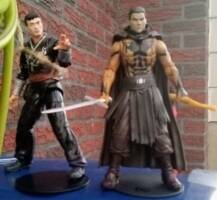 Team ups:Young Egg Chen w/ Chang Sing warrior Xiaochang Chi (descendant of Wang Chi) (Big Trouble in Little China) Custom Action Figure