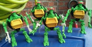 Final Faction:Toitule Droids (TMNT inspired original designs) (Final Faction) Custom Action Figure