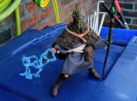 Imperiled Era pre reset:Late Triassic-Paracelusasuar (original idea) (Original) Custom Action Figure