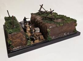 Trench Diorama (Soldier) Custom Diorama / Playset