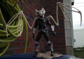 Man Bat Rider (not canon an original idea and design) (Amalgam) Custom Action Figure