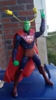 Ambush Bug commandeering one of Superman's suits (DC Universe) Custom Action Figure