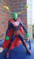 Ambush Bug commandeering one of Superman's suits (DC Universe) Custom Action Figure