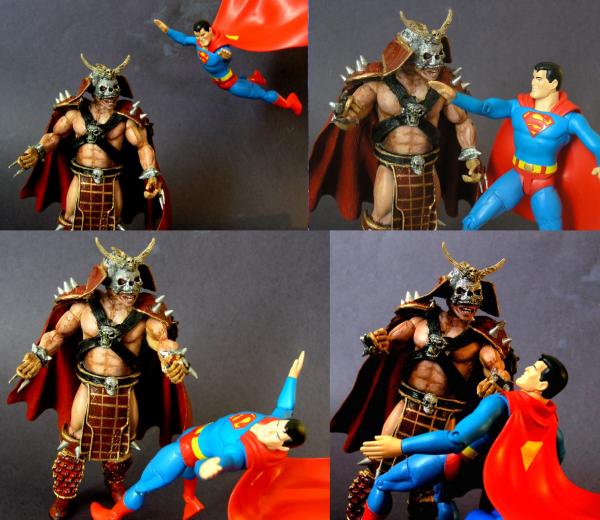 Shao Kahn Vs Superman (Mortal Kombat) Custom Action Figure