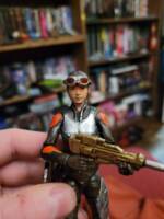 Bounty hunter Taiyo Mochiyuki (Original character Padawan Asako Mochiyuki's older sister) (Star Wars) Custom Action Figure