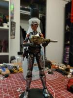Bounty hunter Taiyo Mochiyuki (Original character Padawan Asako Mochiyuki's older sister) (Star Wars) Custom Action Figure